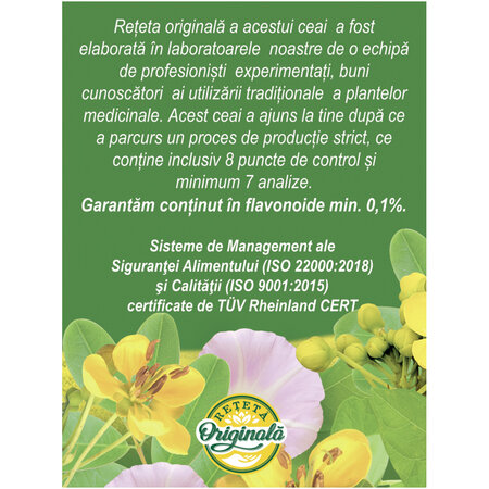 Ceai curatarea colonului, 20 plicuri, Fares 721198