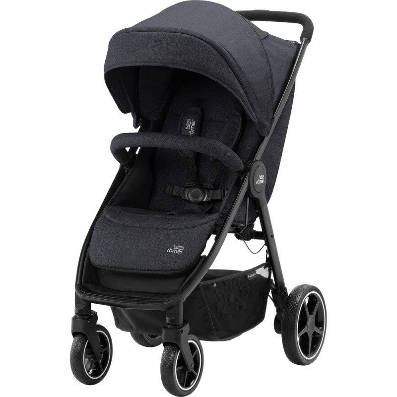 Carucior sport pentru copii B-Agile 4M, Black Shadow, Britax