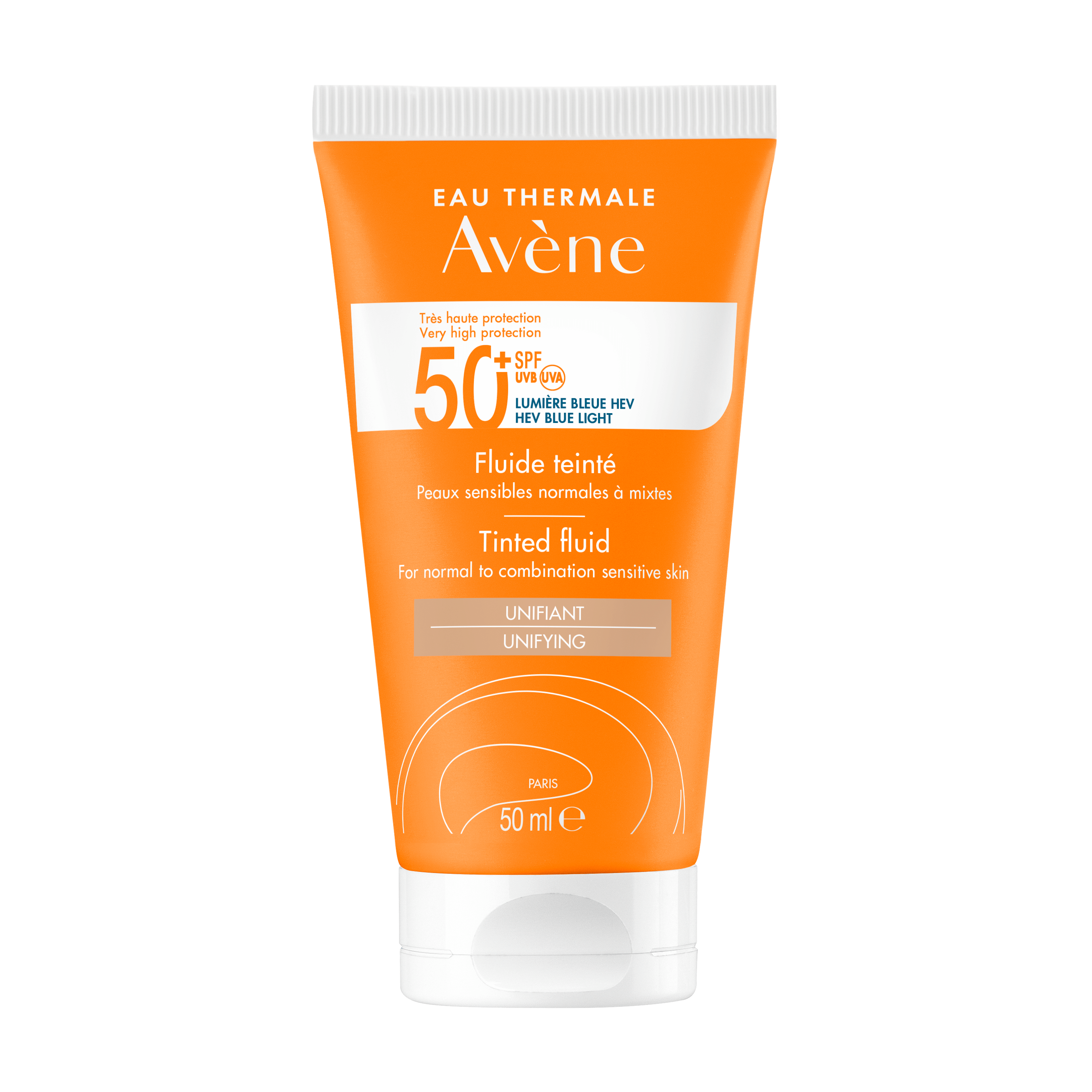 Fluid nuantator cu protectie solara SPF 50+ Triasorb, 50 ml, Avene