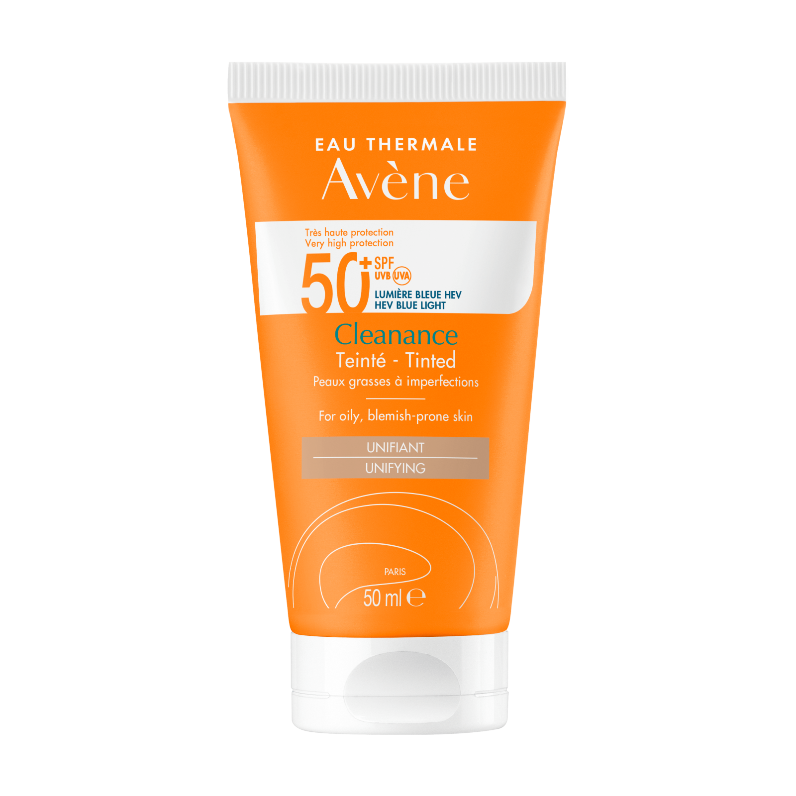 Crema nuantatoare SPF 50+ Cleanance, 50 ml, Avene