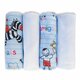 Set 4 scutece din finet, 75 x 75 cm, Tuxi Brands 536648
