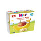 Gustare cu fructe mere si banane, 4x100gr, Hipp 499049