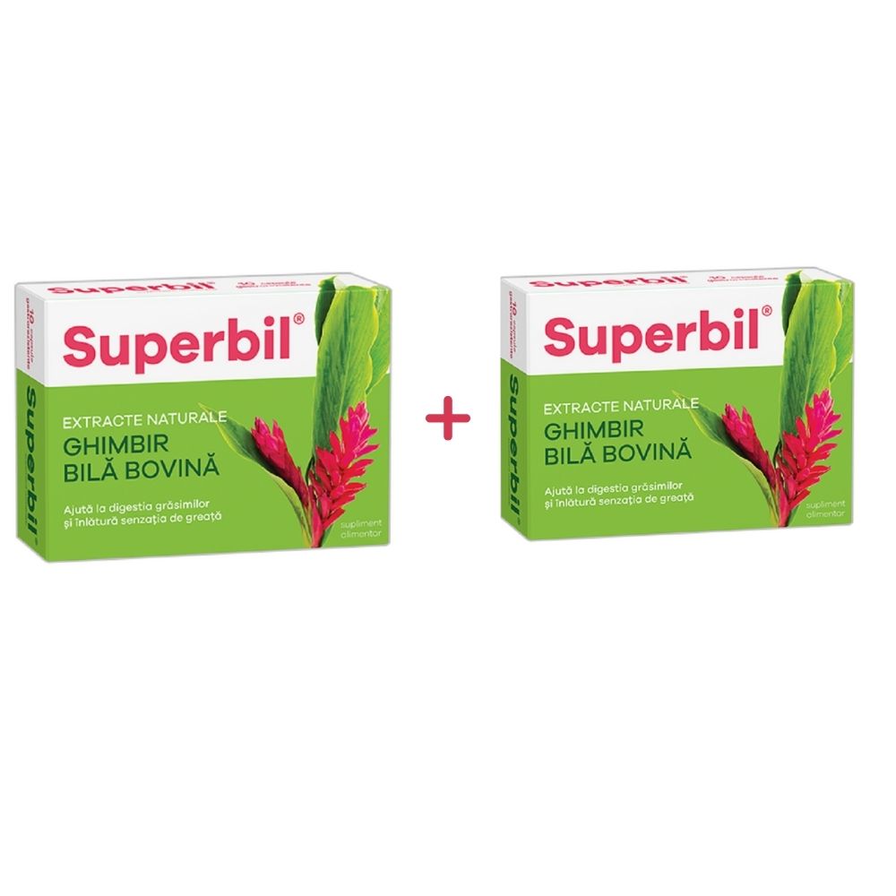 Pachet Superbil, 2x10 capsule gastrorezistente, Fiterman Pharma