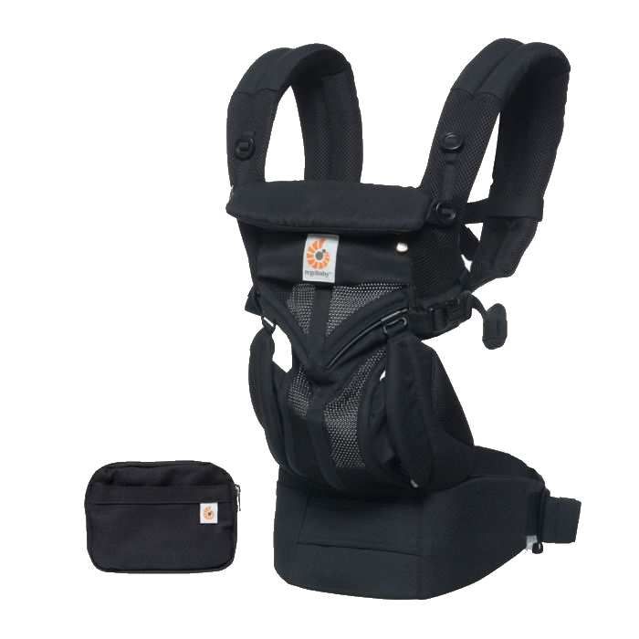 Marsupiu Omni 360 Cool Air Mesh, Onyx Black, Ergobaby