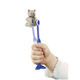 Suport cu ventuza pentru periuta de dinti, Funny Animals Cat, Miradent 499160