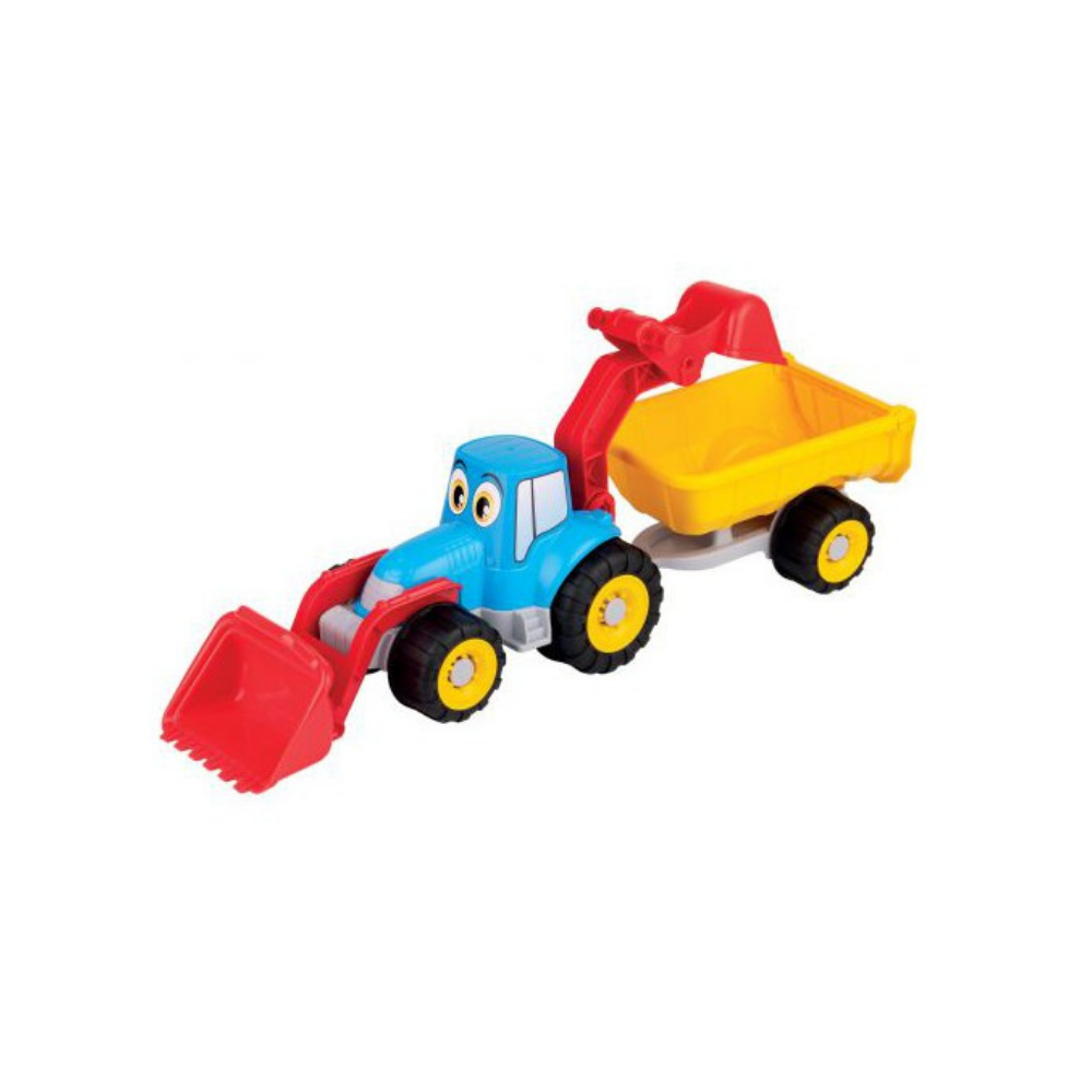 Tractor cu Remorca, Incarcator si Cupa, 55 cm, Androni Giocattoli