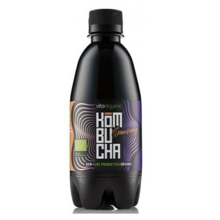 Kombucha cu capsuni bio