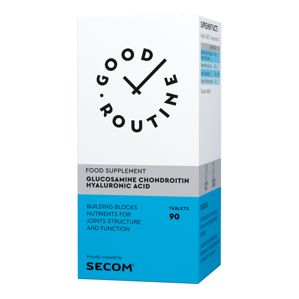 Glucosamine Chondroitin Hyaluronic Acid, 90 comprimate, Good Routine