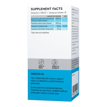 Glucosamine Chondroitin Hyaluronic Acid, 90 comprimate, Good Routine 777267