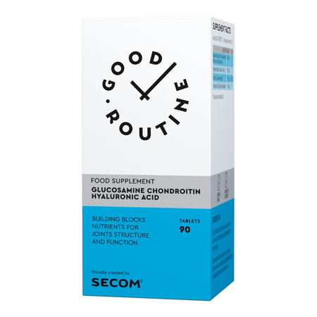 Glucosamine Chondroitin Hyaluronic Acid, 90 comprimate, Good Routine