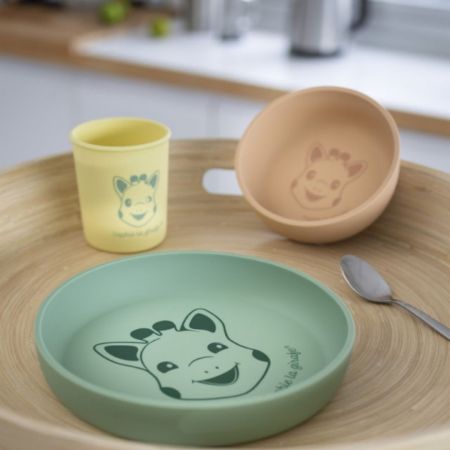 Set pentru masa din silicon Girafa Sophie, Vulli 499356