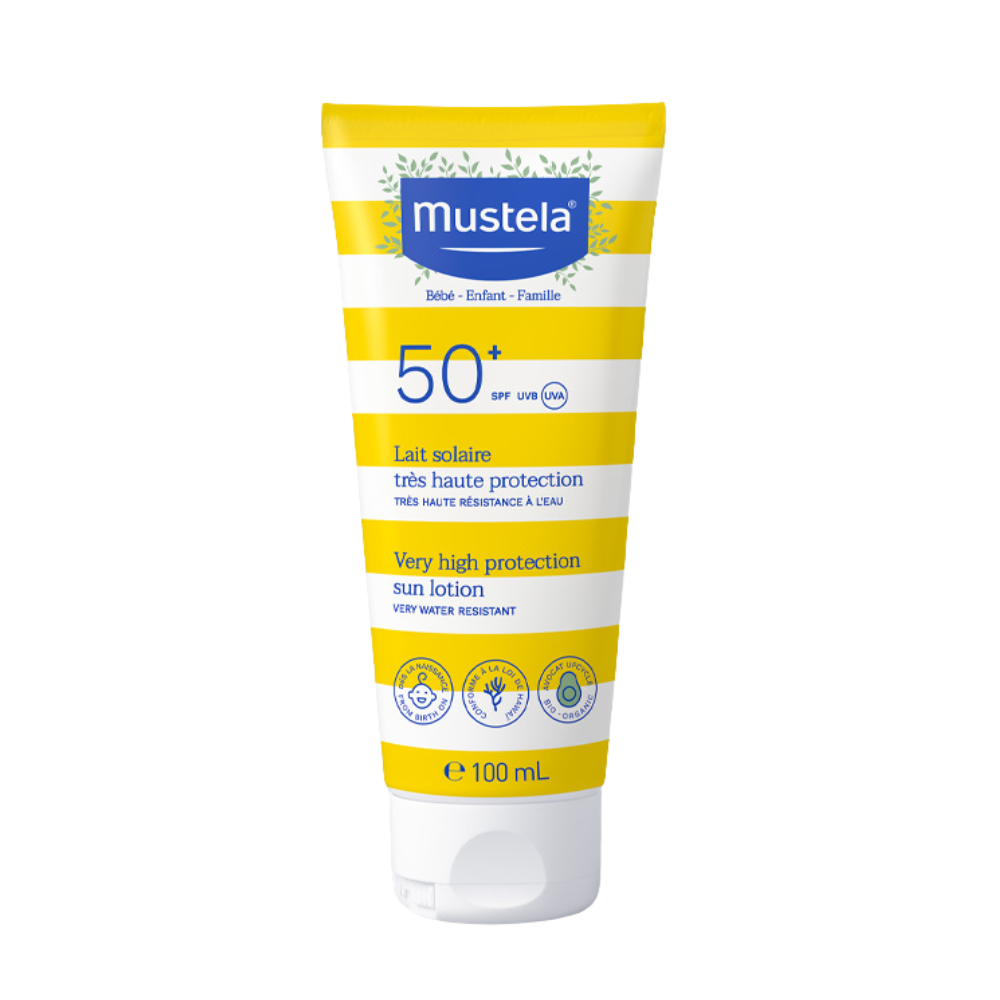 Lotiune pentru protectie solara ridicata cu SPF 50+, 100ml, Mustela