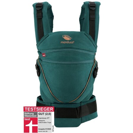 Sistem de purtare pentru copii Port-Bebe XT, Denim Teal, Manduca 499528