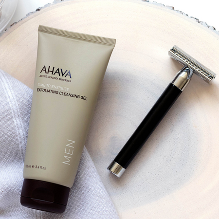 Gel exfoliant de curatare Men, 100 ml, Ahava 685494