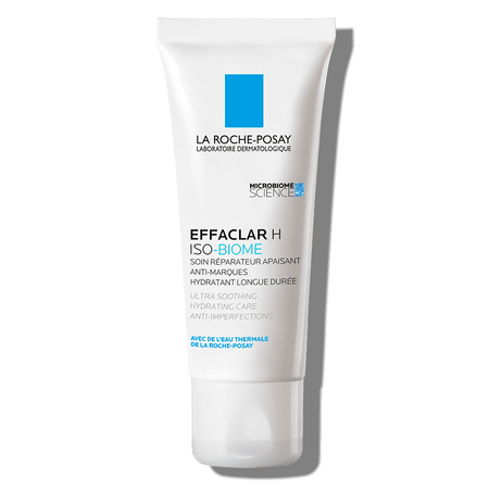 Crema hidratanta si calmanta pentru pielea grasa fragilizata Effaclar H Iso-Biome
