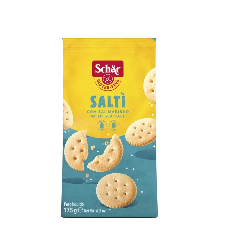 Biscuitei sarati fara gluten Salti, 175g, Dr. Schar