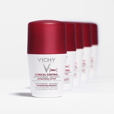 Deodorant roll-on Antiperspirant 96h Clinical Control, 50ml, Vichy 499829