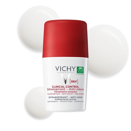 Deodorant roll-on Antiperspirant Clinical Control 96H, 50 ml, Vichy 793603