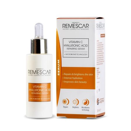 Serum reparator cu Vitamina C si Acid hialuronic