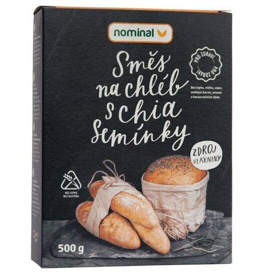 Mix pentru paine fara gluten cu seminte de chia