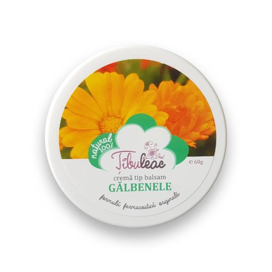 Crema tip balsam cu galbenele, 60 g, Tibuleac Plant