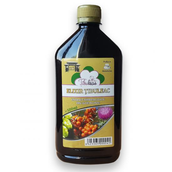 Bitter din 36 de plante Elixir Tibuleac, 500 ml, Tibuleac Plant