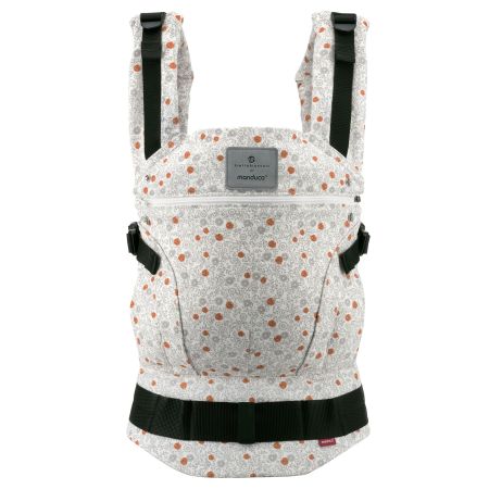 Sistem de purtare pentru copii First Pure Cotton, Soft Blossom Light, Manduca 499965