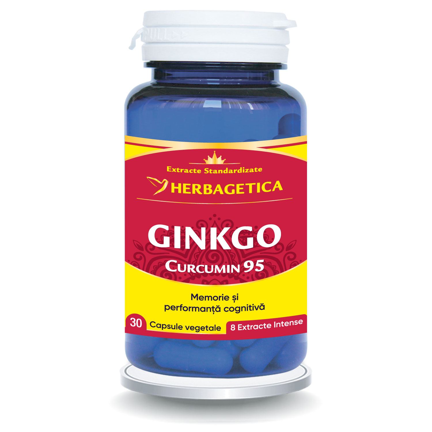 Gingko Curcumin95, 30 capsule, Herbagetica