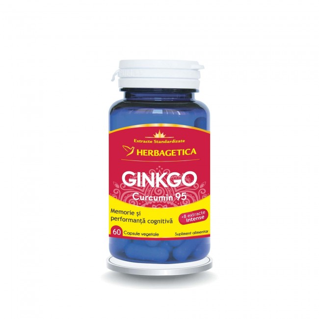 Gingko Curcumin95, 30 capsule, erbagetica