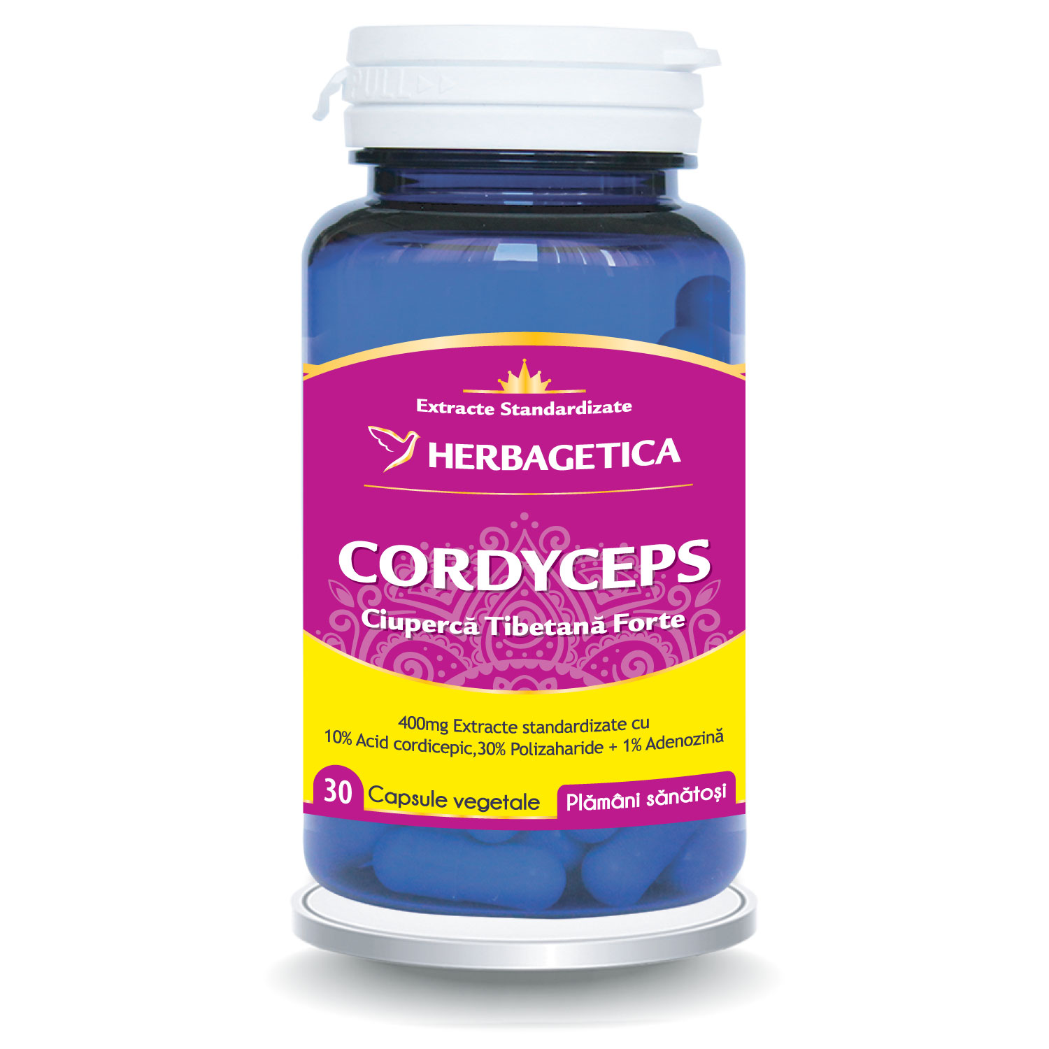 Cordyceps Forte, 30 capsule, Herbagetica
