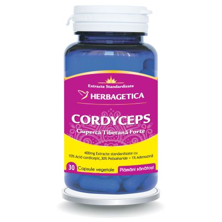 Cordyceps Forte, 30 capsule, Herbagetica