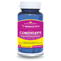 Cordyceps Forte, 30 capsule, Herbagetica