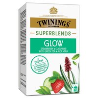 Ceai din plante Glow Superblends, 18 pliculete, Twinings