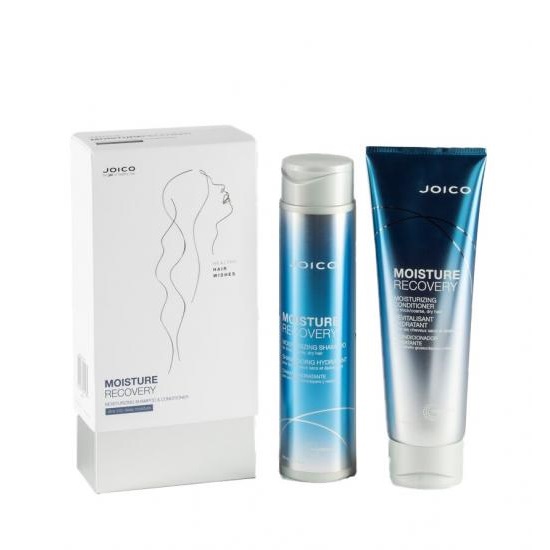 Oferta Pachet Xmas 2020 Moisture Recovery Sampon 300 ml + Conditioner 250 ml, Joico