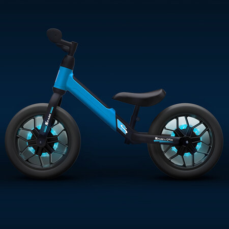 Bicicleta fara pedale Balance Bike Spark, +3 ani, Albastru, Qplay 500253