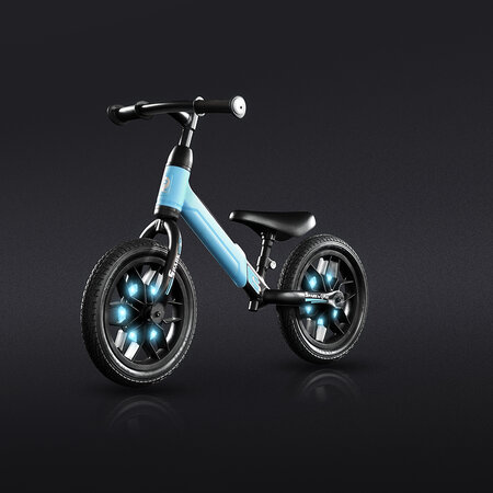 Bicicleta fara pedale Balance Bike Spark, +3 ani, Albastru, Qplay 500255