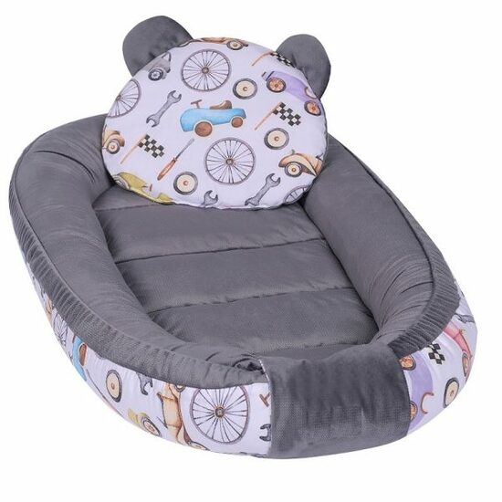 Baby Nest Multifunctional cu pernuta, Racing