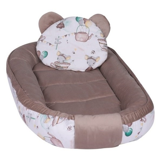 Baby Nest Multifunctional cu pernuta, Fairy Mouse