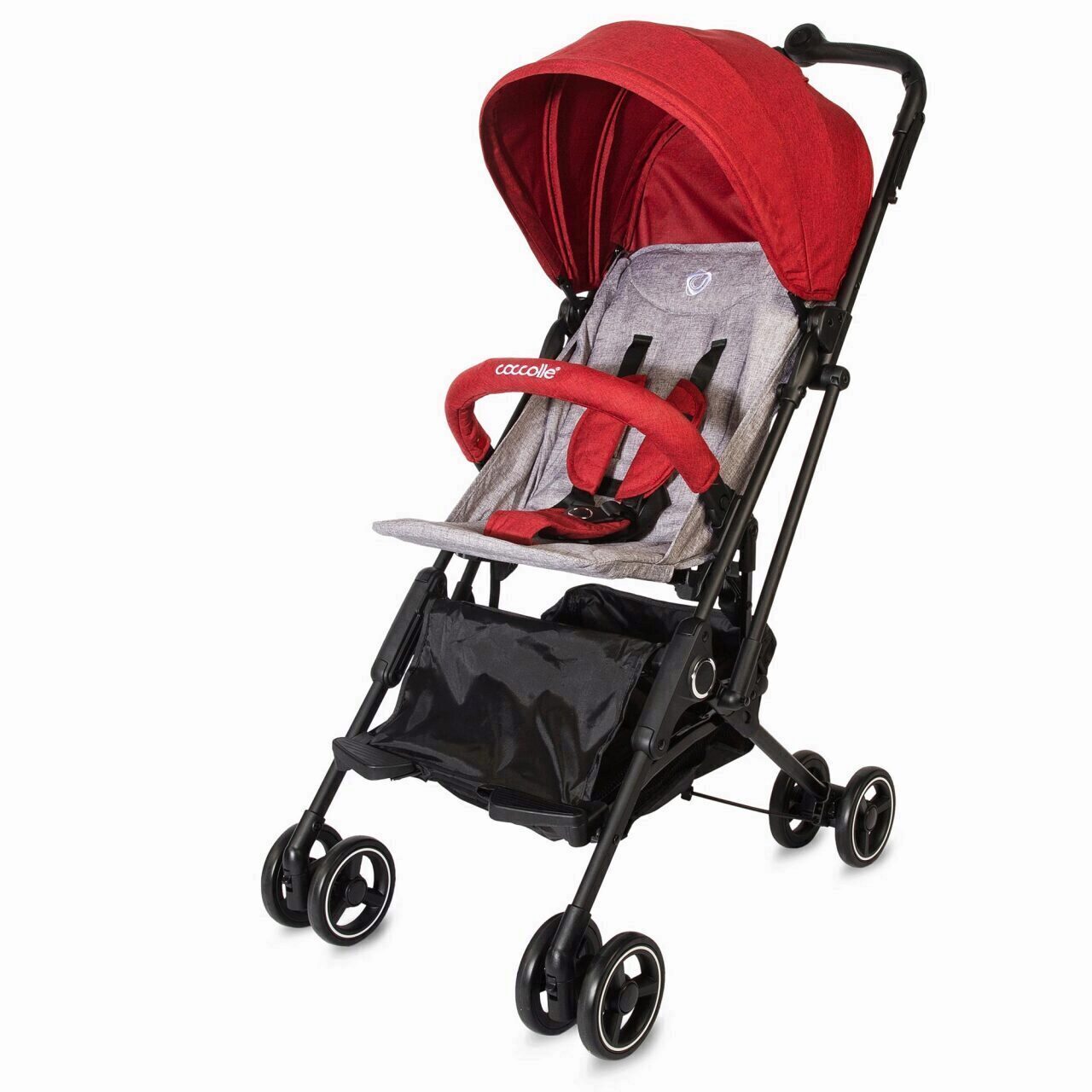 Carucior sport ultracompact pentru copii Mino, Rosu, Coccolle