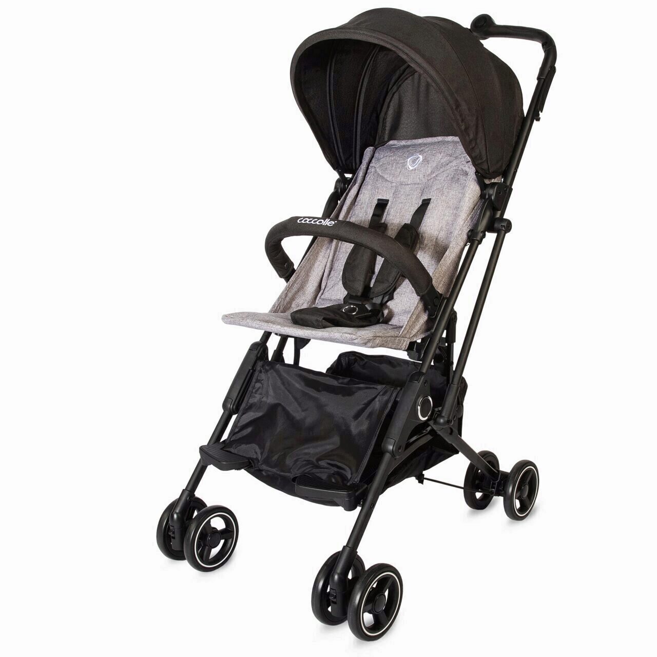 Carucior sport ultracompact pentru copii Mino, Negru, Coccolle