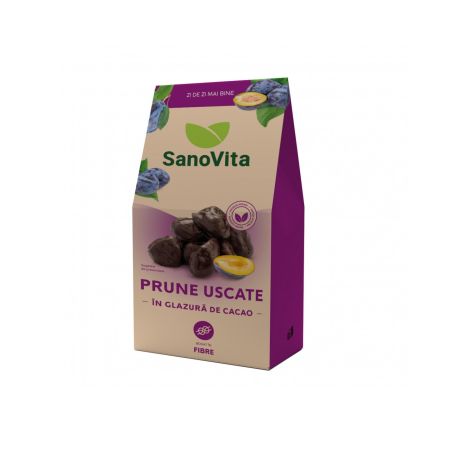 Prune uscate in glazura de cacao