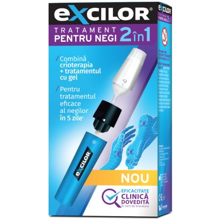 Excilor 2 in 1 tratament pentru negi, 3,3ml, Oystershell NV