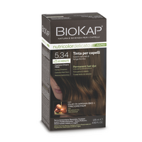 Vopsea permanenta pentru par Delicato Rapid, 5.34 Natural Honey Chestnut Nutricolor, 135 ml, Biokap