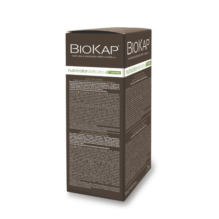 Vopsea permanenta pentru par Delicato Rapid, 4.0 Natural Brown Nutricolor, 135 ml, Biokap 681732