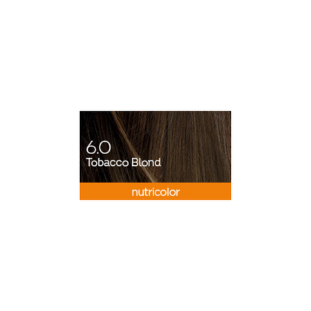 Vopsea permanenta pentru par Nutricolor, 6.0 Blond Tabac, 140 ml, Biokap 681953