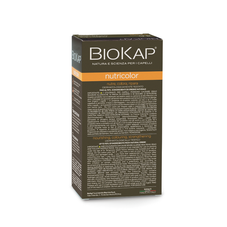 Vopsea permanenta pentru par Nutricolor, 6.0 Blond Tabac, 140 ml, Biokap 681954