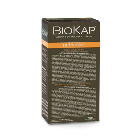Vopsea permanenta pentru par Nutricolor, 6.3 Blond Auriu Inchis , 140 ml, Biokap 681961