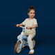 Bicicleta Balance Bike Tech Air, Albastru, Qplay 500468