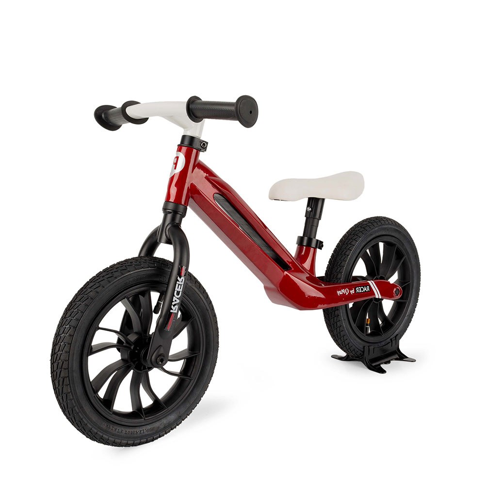 Bicicleta Balance Bike Racer, Rosu, + 3 ani, Qplay