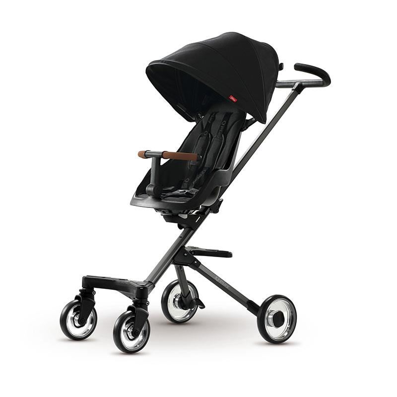 Carucior sport ultracompact Easy, Negru, Qplay